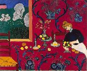 Henri Matisse The Dessert: Harmony in Red china oil painting artist